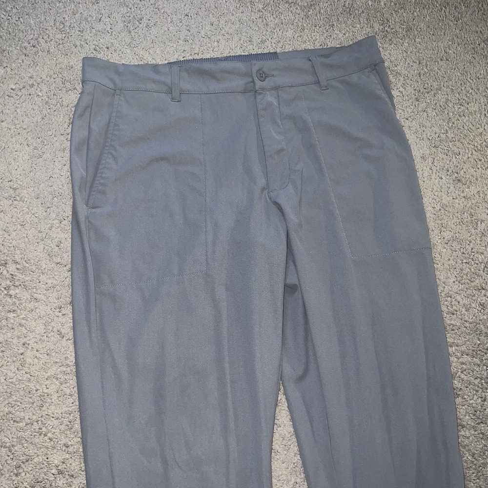 FootJoy HYPR Golf Jogger Pants Mens 38x30 Gray Cuffed‎ Zip Pocket Tapered